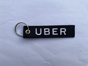 Uber Embroidered Keychain