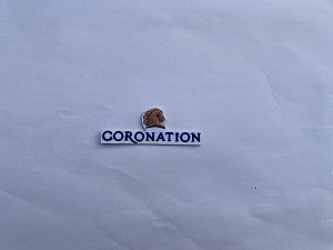 CORONATION Embroidered Patch