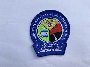 LAGOS STATE MINISTRY OF TRANSPORTATION Embroidered Patch