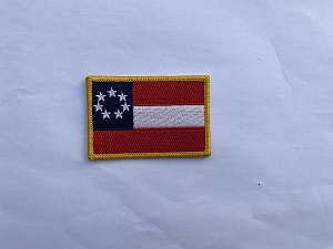 1st Confederate Flag Embroidered Patch