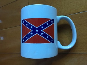 Coffee Mug with Rebel Flag