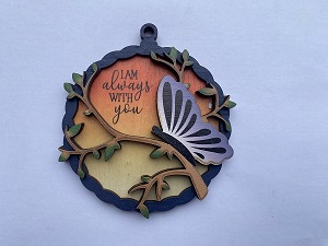 Round Wooden Ornament