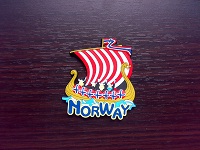 Norway Viking Ship Magent
